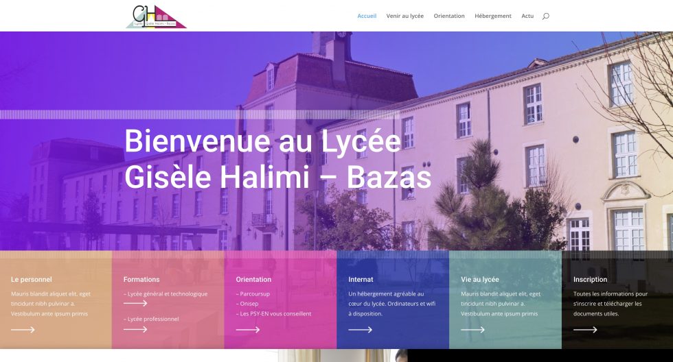 Site lycée Gisele Halimi