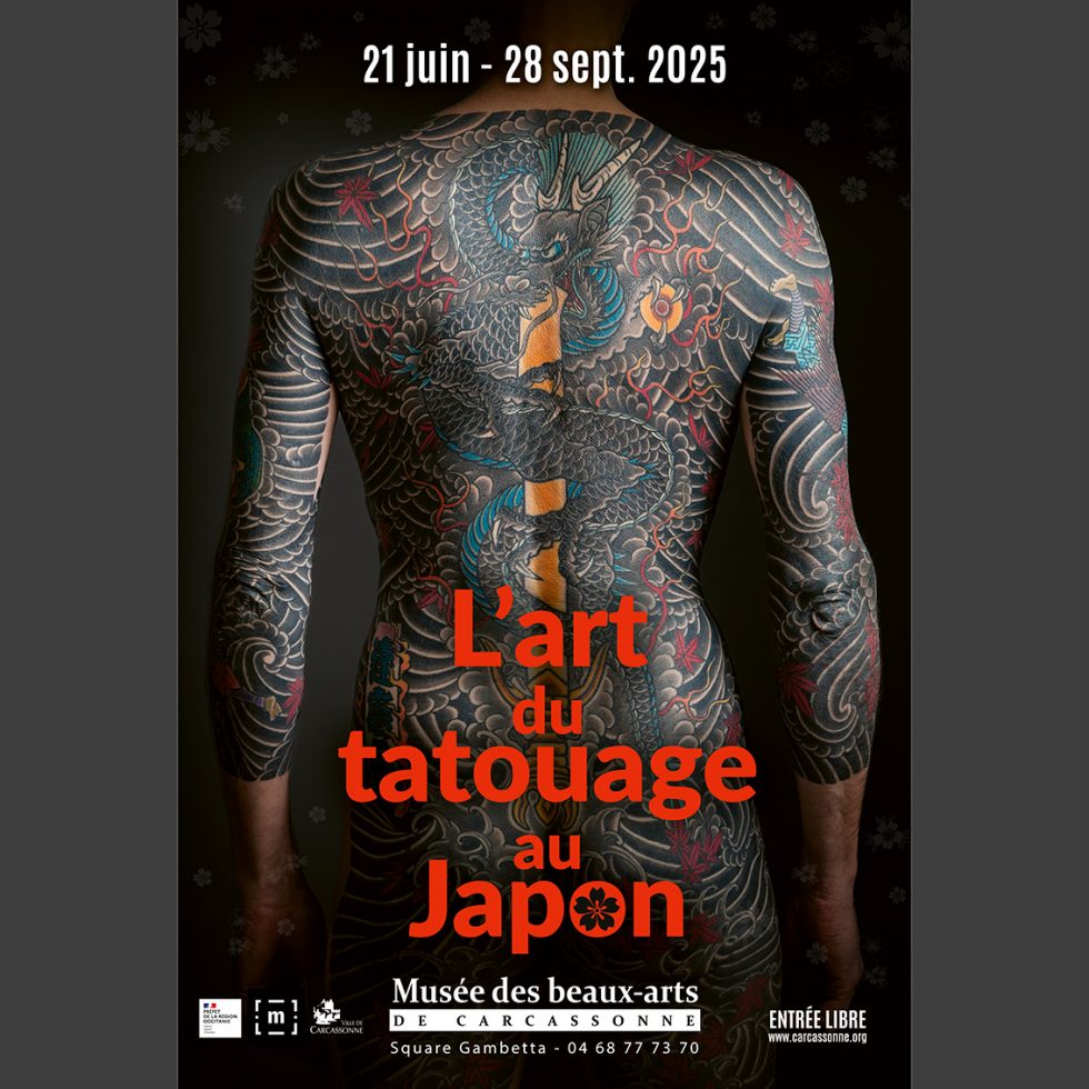 affiche art du tatouage au Japon