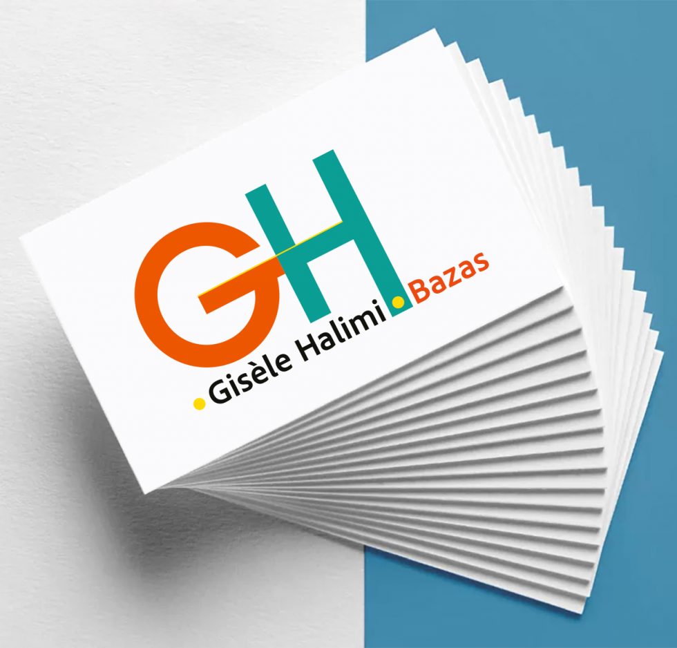 carte de visite Gisèle Halimi